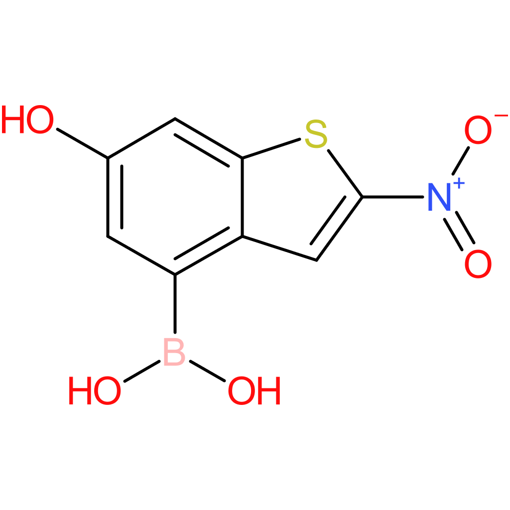 6-hydroxy-2-nitrobenzothiophene-4-boronic acid