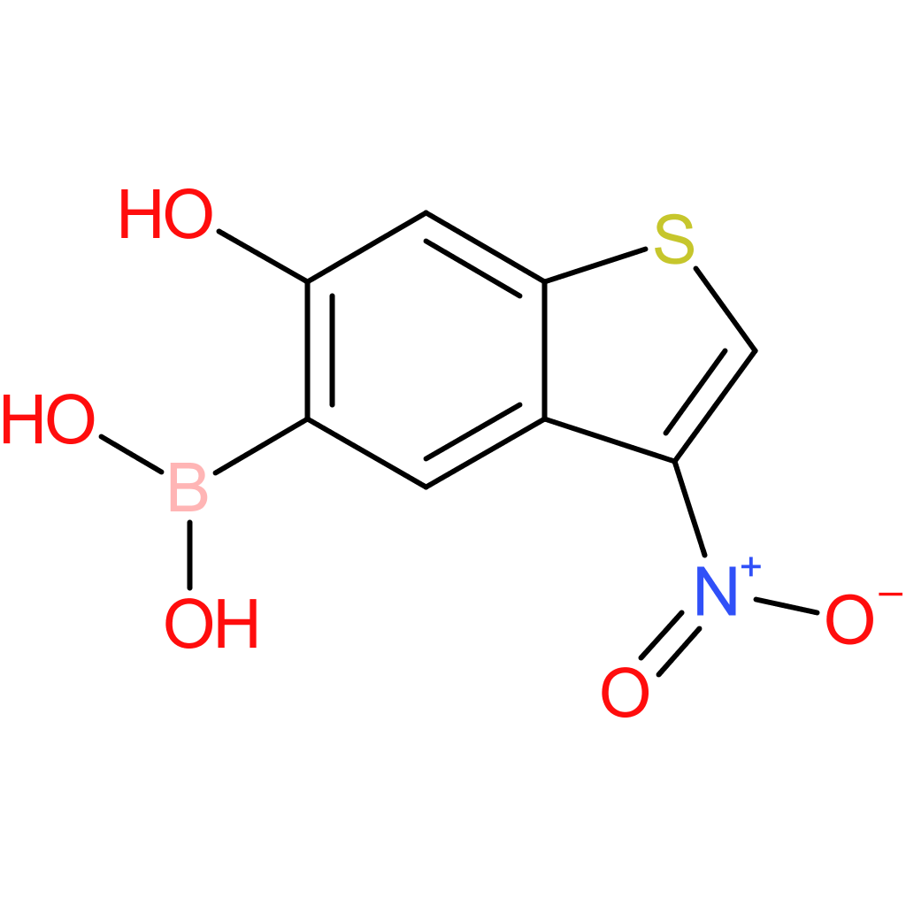 6-hydroxy-3-nitrobenzothiophene-5-boronic acid