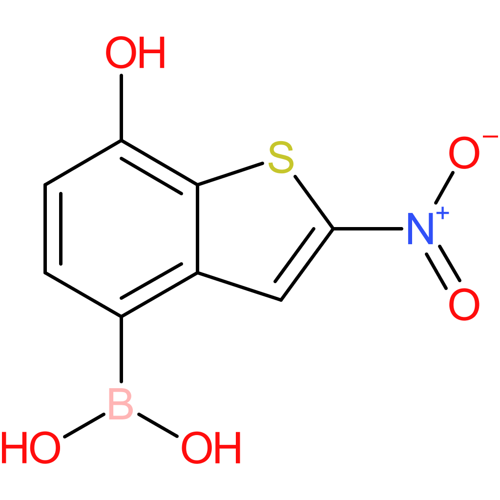 7-hydroxy-2-nitrobenzothiophene-4-boronic acid