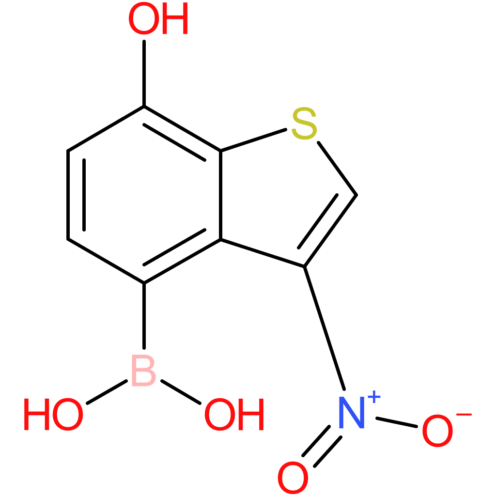 7-hydroxy-3-nitrobenzothiophene-4-boronic acid