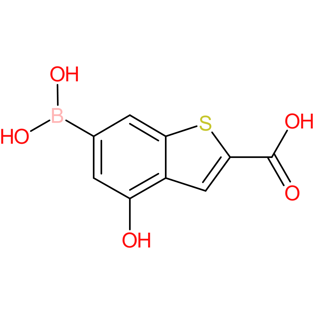 2-carboxy-4-hydroxybenzothiophene-6-boronic acid