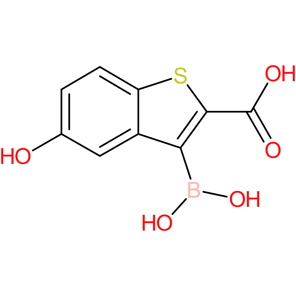 2-carboxy-5-hydroxybenzothiophene-3-boronic acid