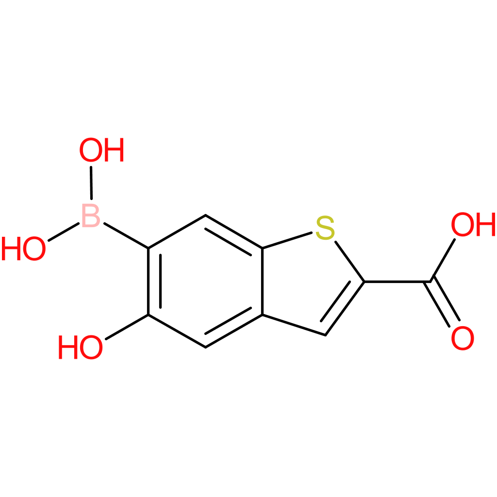 2-carboxy-5-hydroxybenzothiophene-6-boronic acid