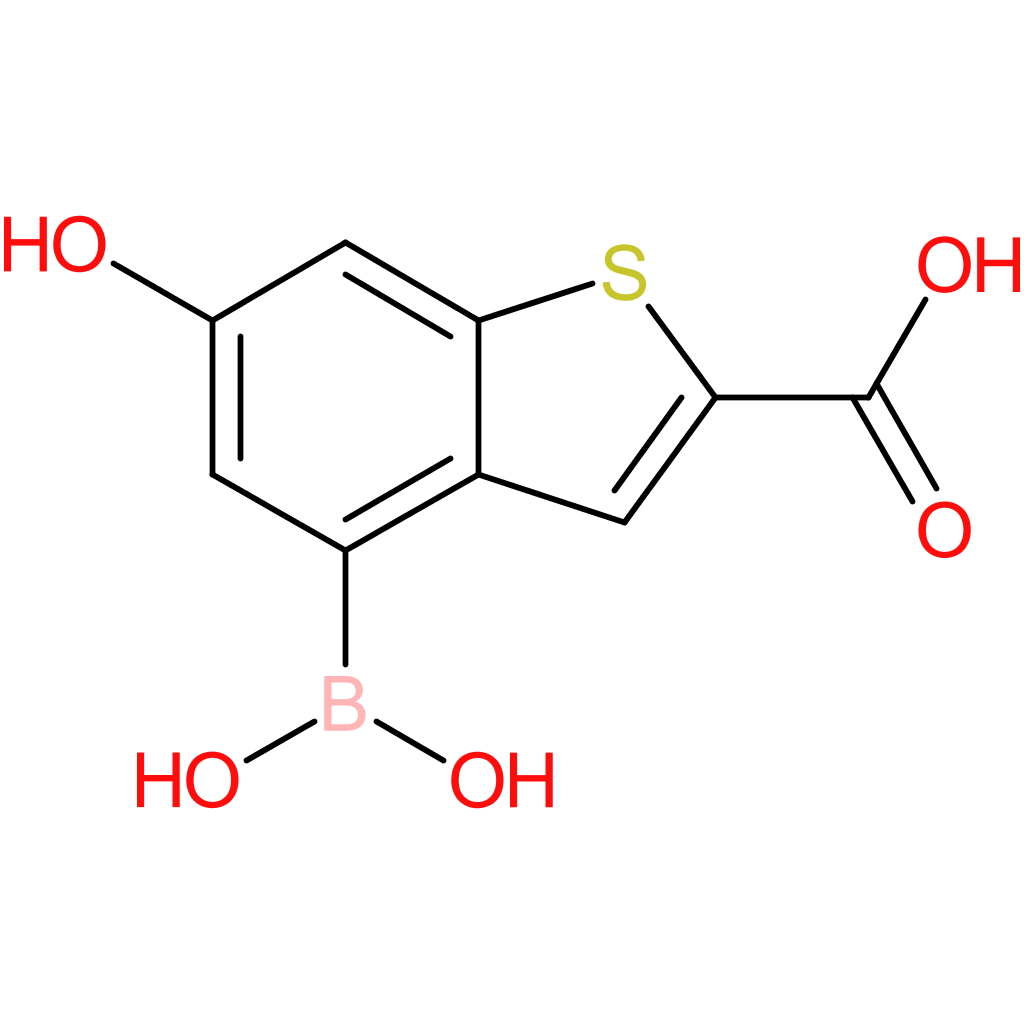 2-carboxy-6-hydroxybenzothiophene-4-boronic acid