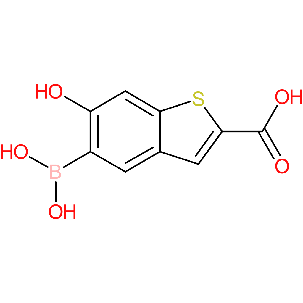 2-carboxy-6-hydroxybenzothiophene-5-boronic acid