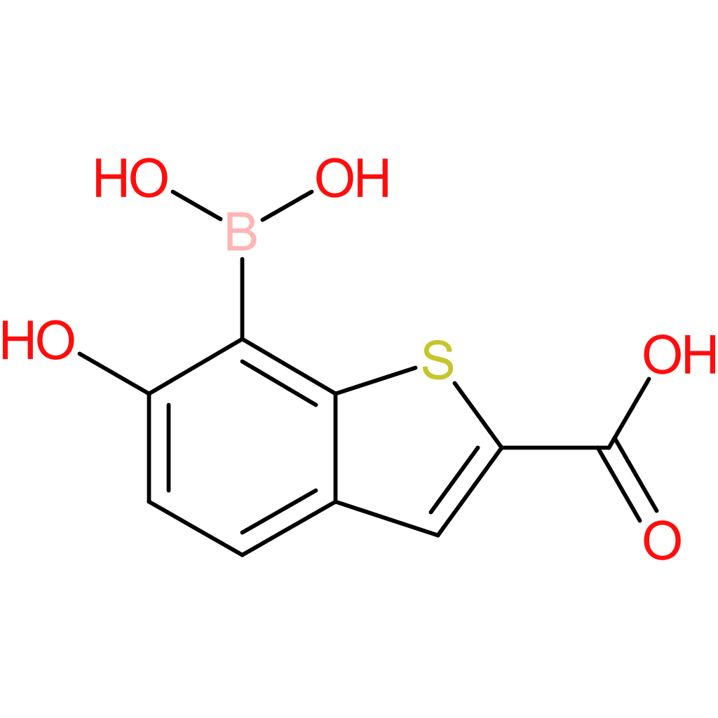 2-carboxy-6-hydroxybenzothiophene-7-boronic acid
