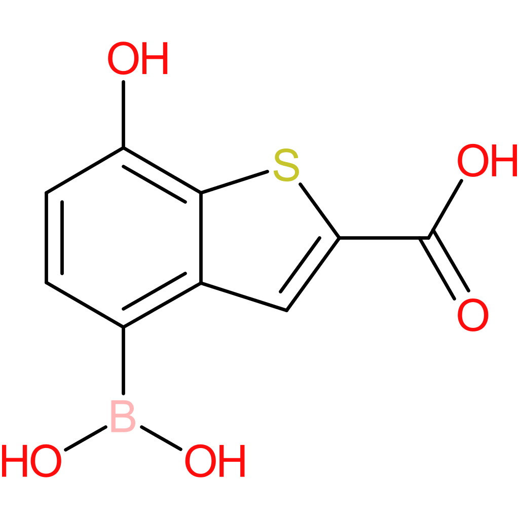2-carboxy-7-hydroxybenzothiophene-4-boronic acid