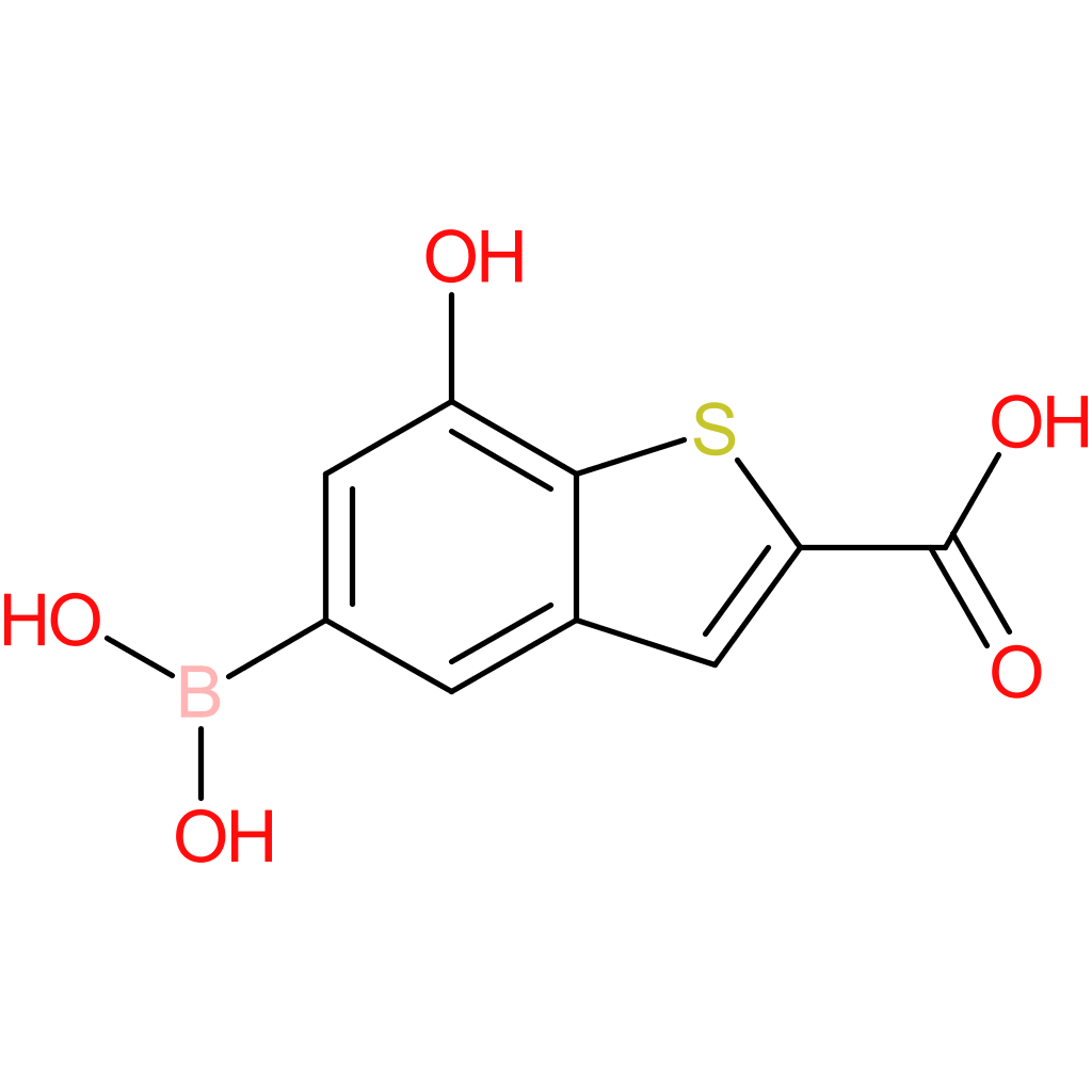 2-carboxy-7-hydroxybenzothiophene-5-boronic acid