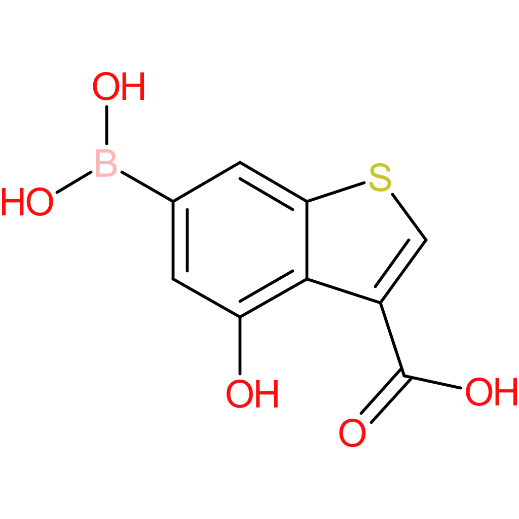 3-carboxy-4-hydroxybenzothiophene-6-boronic acid