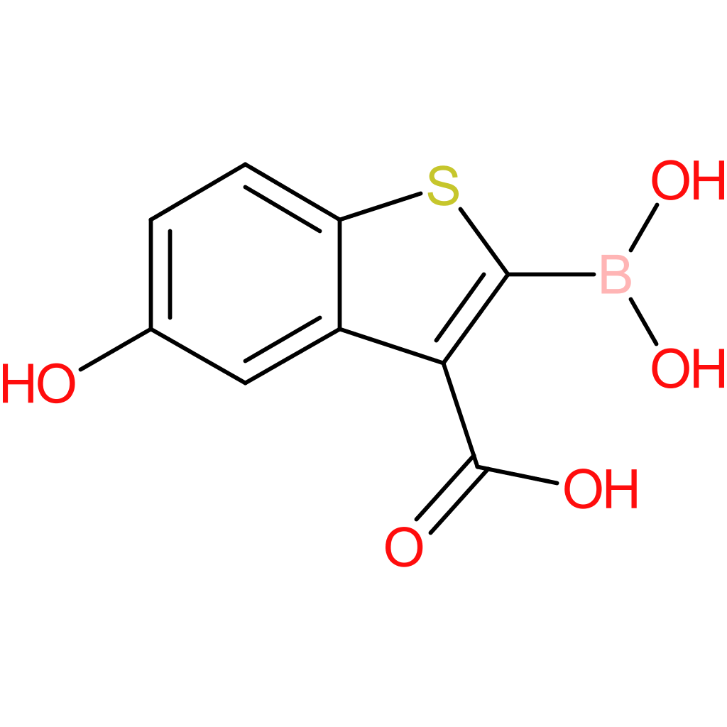 3-carboxy-5-hydroxybenzothiophene-2-boronic acid