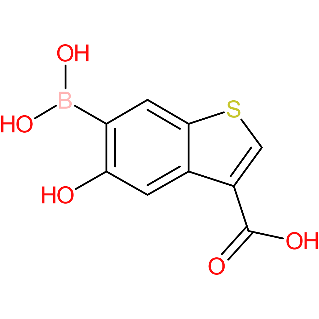 3-carboxy-5-hydroxybenzothiophene-6-boronic acid