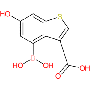 3-carboxy-6-hydroxybenzothiophene-4-boronic acid