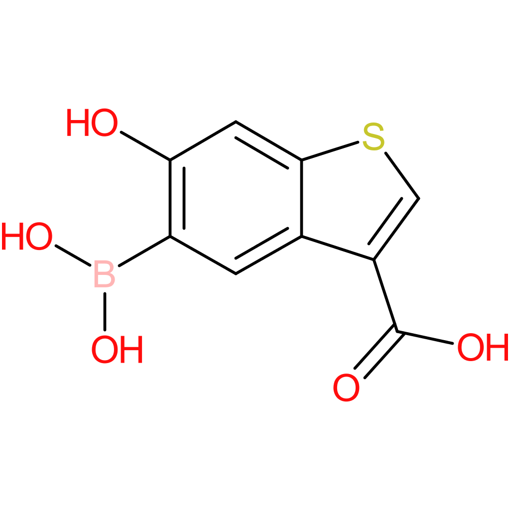 3-carboxy-6-hydroxybenzothiophene-5-boronic acid