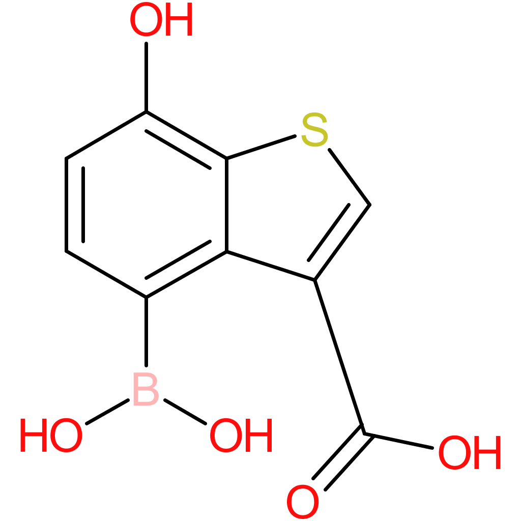 3-carboxy-7-hydroxybenzothiophene-4-boronic acid
