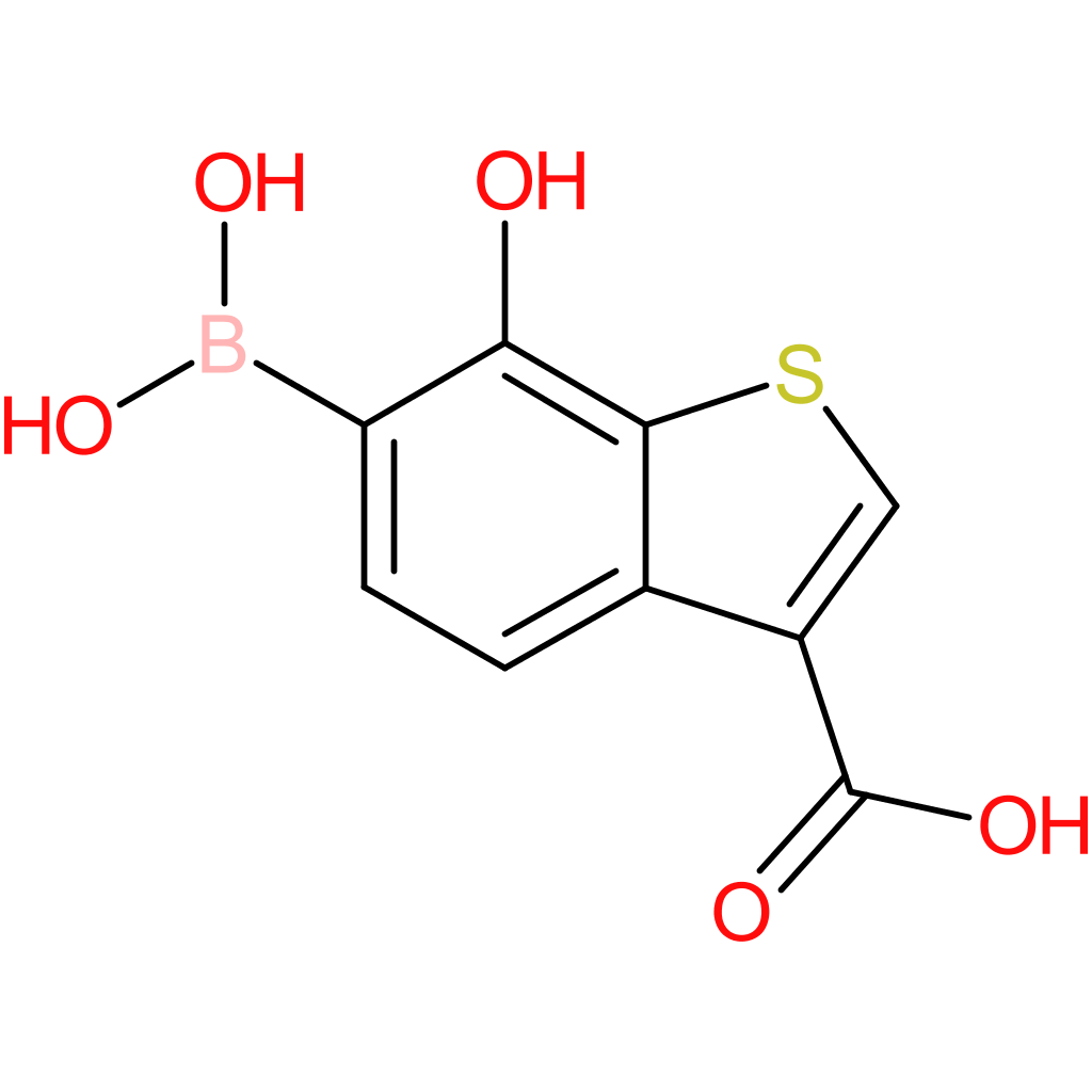 3-carboxy-7-hydroxybenzothiophene-6-boronic acid