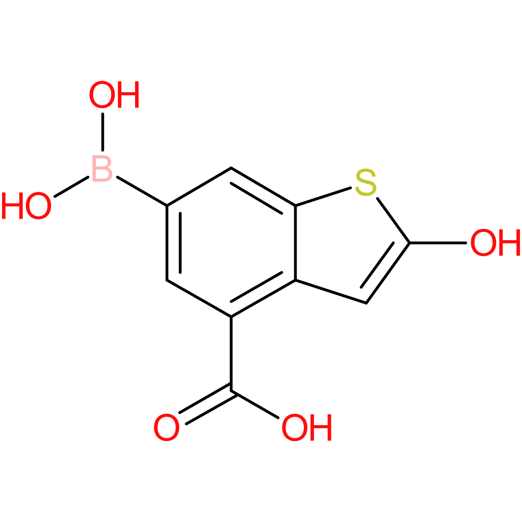 4-carboxy-2-hydroxybenzothiophene-6-boronic acid