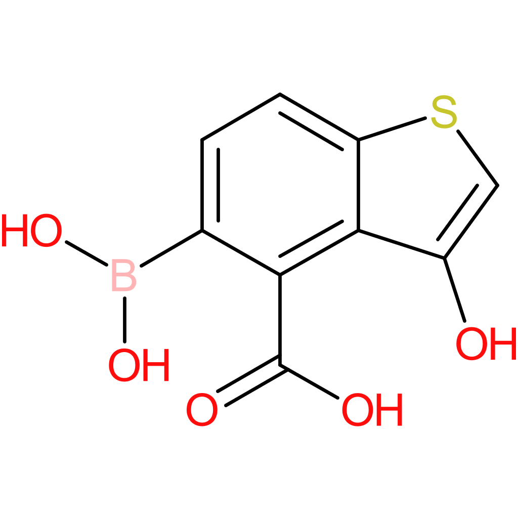 4-carboxy-3-hydroxybenzothiophene-5-boronic acid
