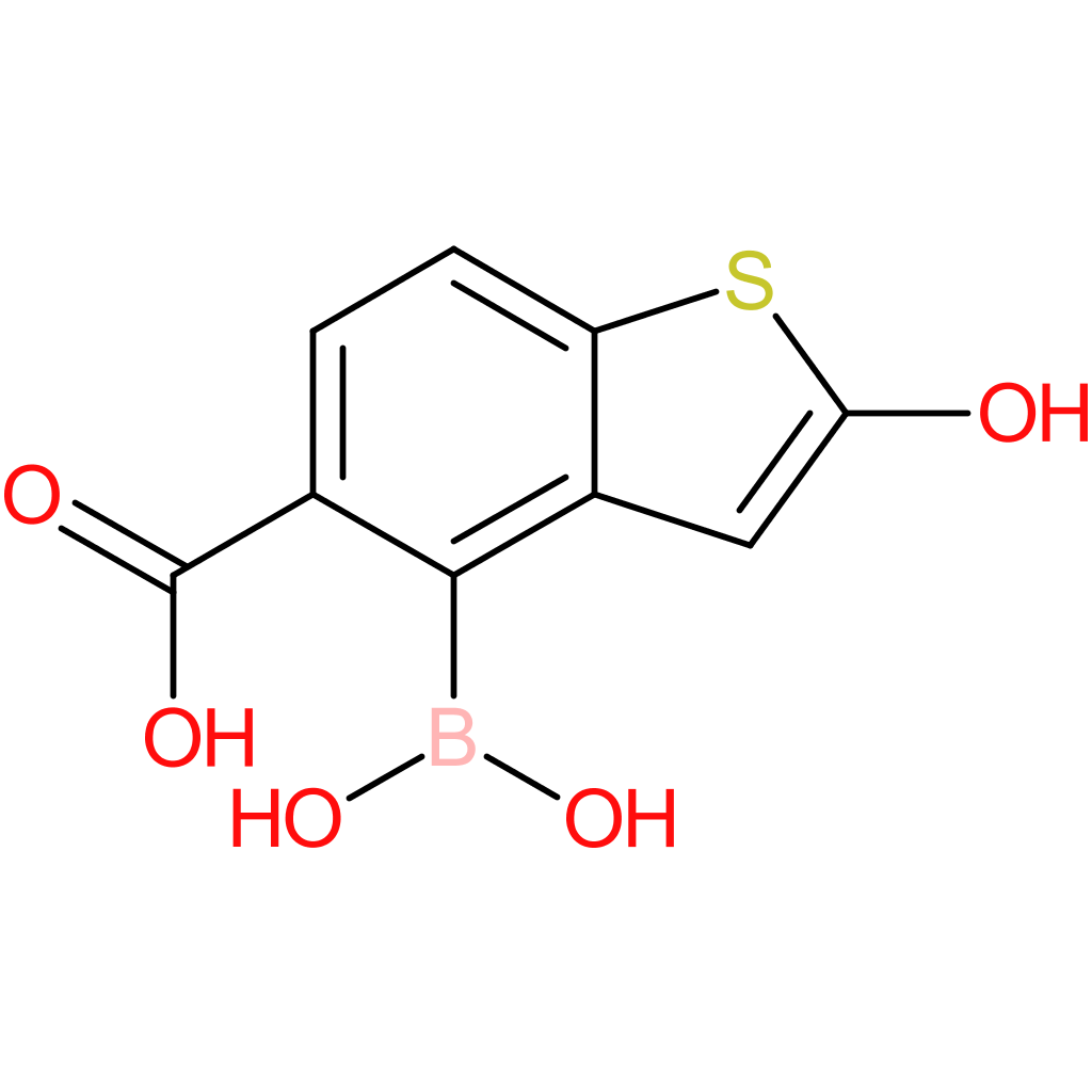 5-carboxy-2-hydroxybenzothiophene-4-boronic acid
