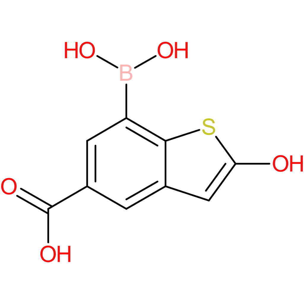 5-carboxy-2-hydroxybenzothiophene-7-boronic acid