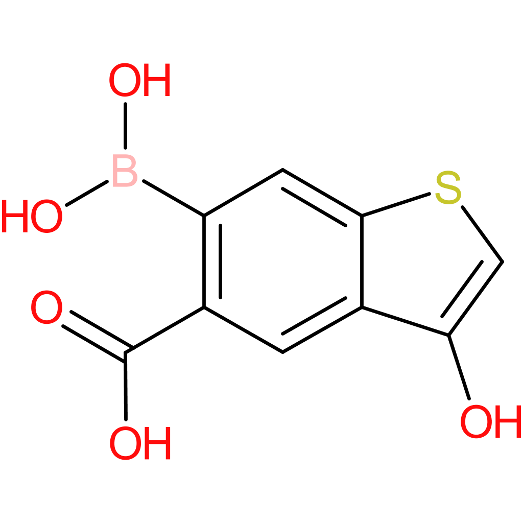 5-carboxy-3-hydroxybenzothiophene-6-boronic acid