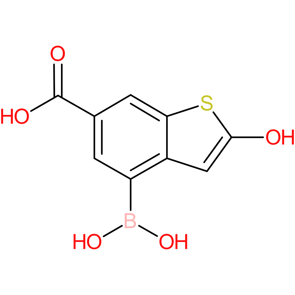 6-carboxy-2-hydroxybenzothiophene-4-boronic acid