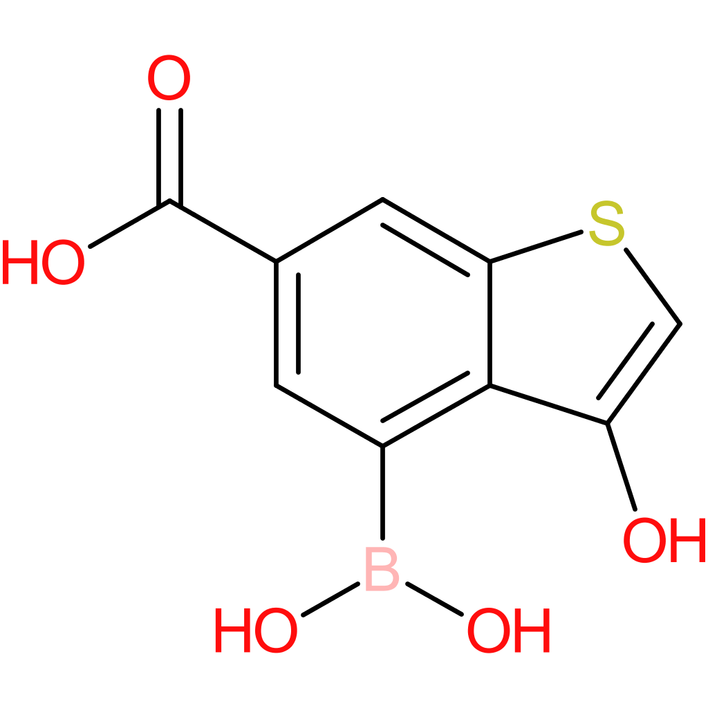 6-carboxy-3-hydroxybenzothiophene-4-boronic acid