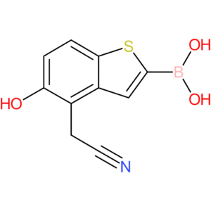 2-borono-5-hydroxybenzothiophene-4-acetonitrile
