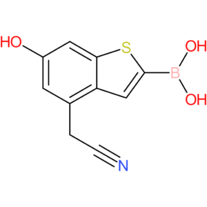 2-borono-6-hydroxybenzothiophene-4-acetonitrile