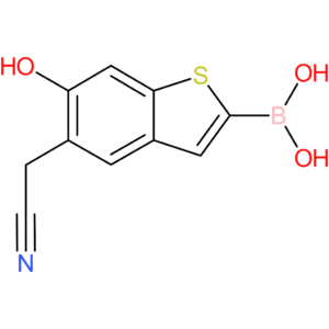 2-borono-6-hydroxybenzothiophene-5-acetonitrile