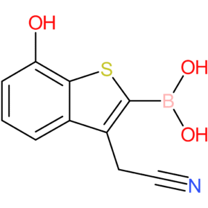 2-borono-7-hydroxybenzothiophene-3-acetonitrile