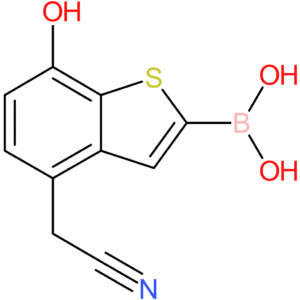 2-borono-7-hydroxybenzothiophene-4-acetonitrile