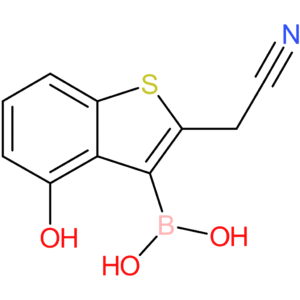 3-borono-4-hydroxybenzothiophene-2-acetonitrile