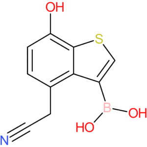 3-borono-7-hydroxybenzothiophene-4-acetonitrile