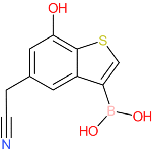 3-borono-7-hydroxybenzothiophene-5-acetonitrile