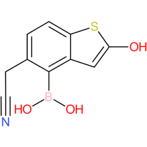 4-borono-2-hydroxybenzothiophene-5-acetonitrile