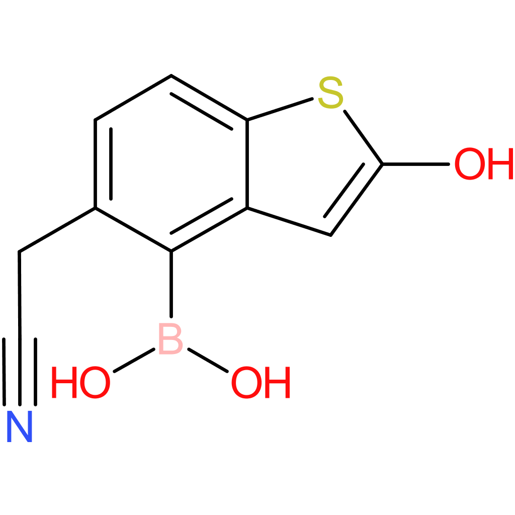 4-borono-2-hydroxybenzothiophene-5-acetonitrile