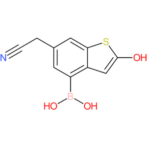 4-borono-2-hydroxybenzothiophene-6-acetonitrile