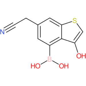 4-borono-3-hydroxybenzothiophene-6-acetonitrile