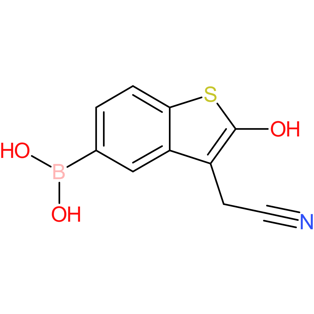 5-borono-2-hydroxybenzothiophene-3-acetonitrile