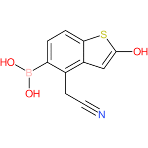 5-borono-2-hydroxybenzothiophene-4-acetonitrile