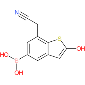 5-borono-2-hydroxybenzothiophene-7-acetonitrile