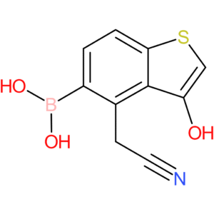 5-borono-3-hydroxybenzothiophene-4-acetonitrile
