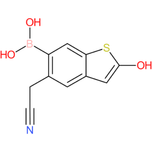 6-borono-2-hydroxybenzothiophene-5-acetonitrile