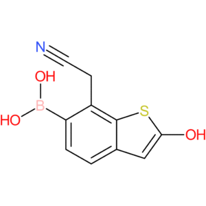 6-borono-2-hydroxybenzothiophene-7-acetonitrile