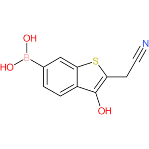 6-borono-3-hydroxybenzothiophene-2-acetonitrile