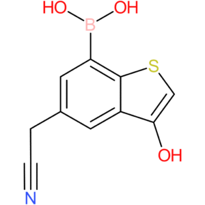 7-borono-3-hydroxybenzothiophene-5-acetonitrile