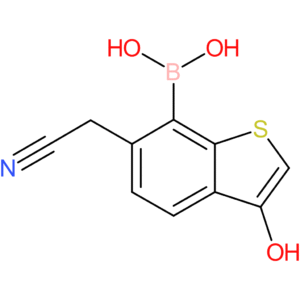 7-borono-3-hydroxybenzothiophene-6-acetonitrile