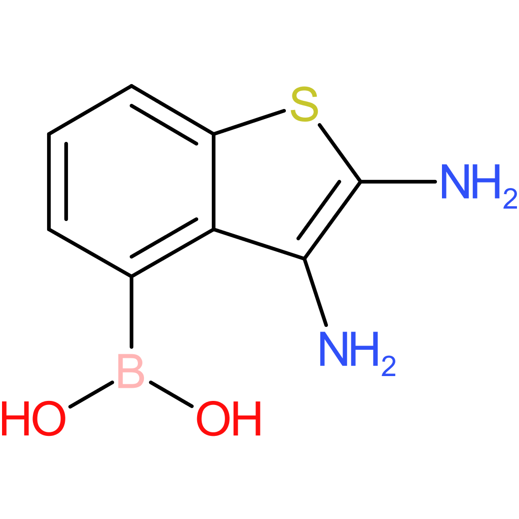 2,3-diaminobenzothiophene-4-boronic acid