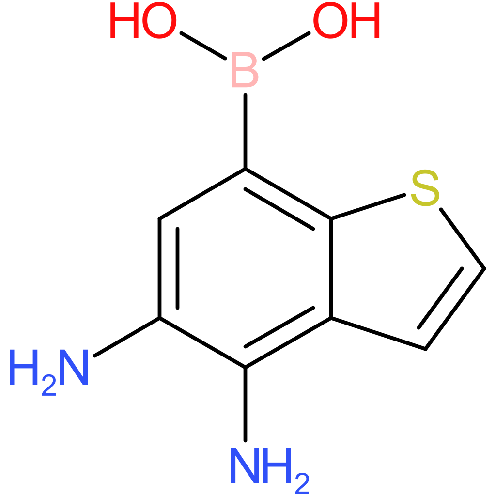 4,5-diaminobenzothiophene-7-boronic acid