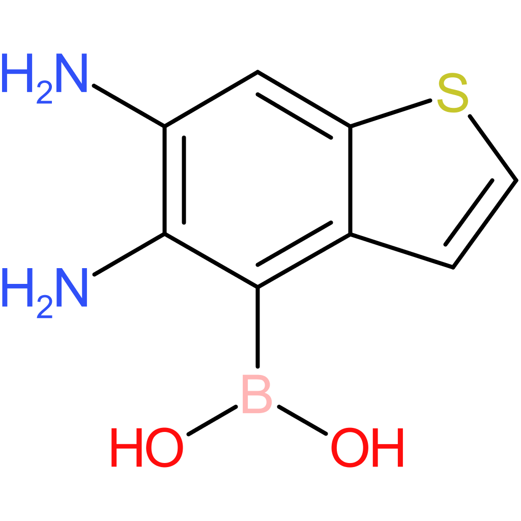 (5,6-diamino-1-benzothiophen-4-yl)boronic acid